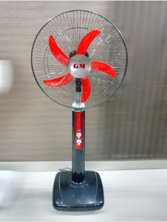 GM Rechargeable Ac/Dc Fan 18 Inches, Copper Winding, With 3 Hours ...