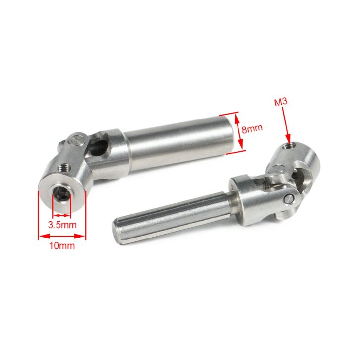 Stainless%20Steel%20Drive%20Shaft%20Universal%20Joint%20Driveshaft%20for%201/18%20RC%20Rock%20Crawler%20Axial%20UTB18%20Capra%20Unlimited%20Trail%20Buggy%20Upgrade%20-%20Image%204