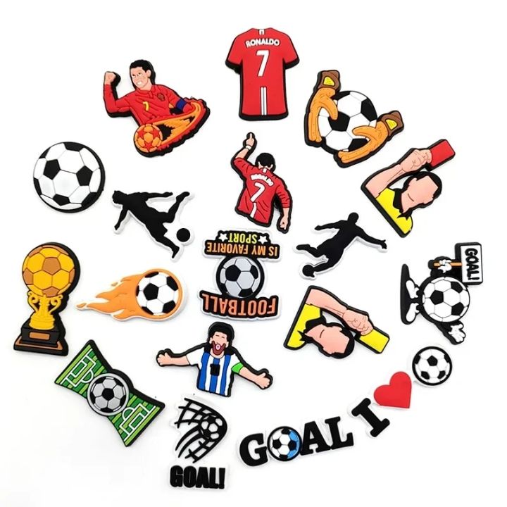 18PCS%20Soccer%20Sports%20Theme%20Hole%20Shoes%20Charms%20Packs%20Decoration%20Set%20Boys%20Men%20Football%20Style%20Buckle%20Slipper%20Sandals%20Shoe%20Accessories%20-%20Image%207
