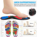 Acupoint Massage Insoles Arch Support Orthopedic Mat Magnetic Therapy Sports Shoe Mat Soft Relax  Feet Hiking Shoe Accessories. 