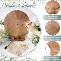 Wedding Challenge Spinning Wheel, Wooden Prize Tabletop Spinner Erasable Raffle Spinning Wheel for Wedding School Home Party. 