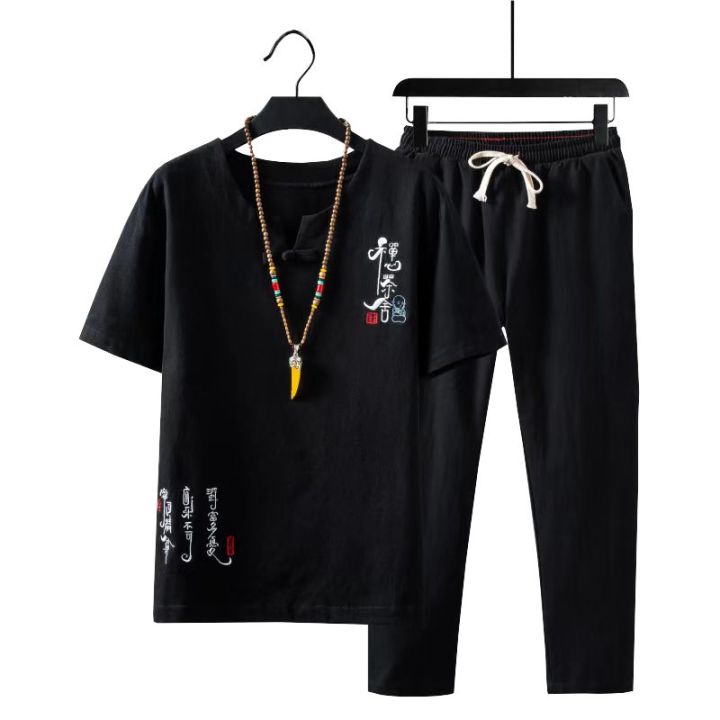 2024%20Summer%20Shirt%20+%20Trousers%20Suit%20Chinese%20Style%20Men%20Shirt%20Cotton%20and%20Linen%20Shirts%20Men's%20High%20Quality%20Casual%20Shirts%20Two%20Piece%20-%20Image%205