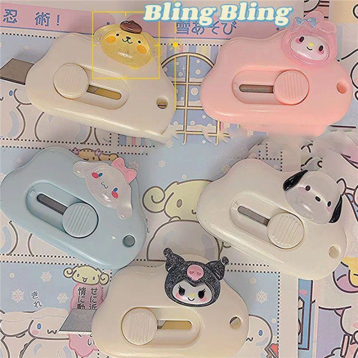 Sanrio Utility Knifes Cartoon Kuromi My Melody Pochacco Paper Cutters ...