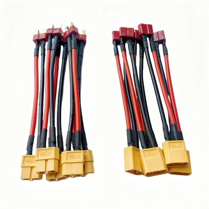 1/5pcs%20XT60%20To%20Deans%20T%20Plug%20Male/Female%20Adapter%20Connectors%20with%2014AWG%20100mm%20Cable%20for%20RC%20Lipo%20Battery%20Charger%20Parts%20DIY%20-%20Image%203