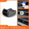 Air Outlet Aromatherapy Clip For Tesla All MODEL3/Y Black Plastic Air Freshener Adapter Bracket For Aromatherapy Decora Accessor.