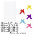 20/30/50pcs Large Cellophane Bags with Pull Bow Transparent Basket Colorful Bow Basket Making Holiday Packaging.
