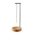 Insence Burner Upside Down Incense Burner Incense Stick Holder Wooden Round Incense Tray Ornament Bedroom Home Yoga Decoration. 