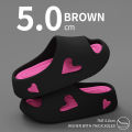 2025 Fashion Women's Slippers Sandals Beach Slides Solid Color Non-slip Thick Shower Shoes for Summer Home Outside. 