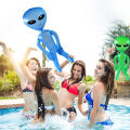 1pcs PVC Inflatable Toy Alien Doll Bar Party Alien Model Props Summer Beach Pool Water Toys Indoor Outdoor Festival Decorations.