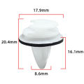 Plastic Car Door Panel Fastener Clips Fastener Rivet Bumper Clips Retainer Universal Screw Clips Car Accessories 20/50/100PCS.