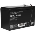 UPS 12V 7ah Rechargeable Sealed Lead Acid Battery / 12V 7.2A / 12V 7A. 