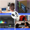 VGA to HDMI-compatible Converter Cable Full HD 1080P VGA to HDMI Cable Adapter With Audio Output for PC Laptop HDTV Projector. 