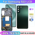 Tested S22 Screen With Frame For Samsung S22 5G S901B S901U S901W S901N LCD Display Touch Screen Digitizer Assembly Replacement. 