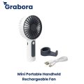 WEGO Portable Handheld Mini Fan – Rechargeable USB Desk Fan with Stand | Personal Cooling Fan for Home, Office, Travel & Outdoor | Quiet Operation, Multiple Speeds, Powerful Wind – Small Rechargeable Fan for Summer. 
