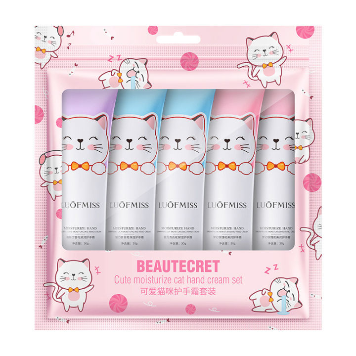 Luofmiss%20Beautecret%20Cute%20Moisturize%20cat%20hand%20Cream%20-%20Image%202