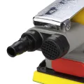 HIFESON Grindering Machine Car Air Sander Polisher With 20Pcs Sandpaper Pneumatic Cars Polishing Grinder Tool Square 70*100mm. 