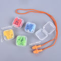 Silicone Ear Plugs Sleep Earplugs Noise Reduction Swimming With Rope. 