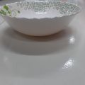 Italiani melamine 9"star bowl-snowdrop. 