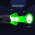Mini SK68 Zoomable Flashlight Green/Red/365NM XPE LED Waterproof Torch Lamp AA/14500 Powered Clip Pen Light Lamp 3 Modes Lantern. 