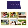 47x30cm Air Cushion Pillows Outdoor Camping Sleep Cushion Folding Square lnflatable Pillows Travel Backrest Plane Head Rest Big.