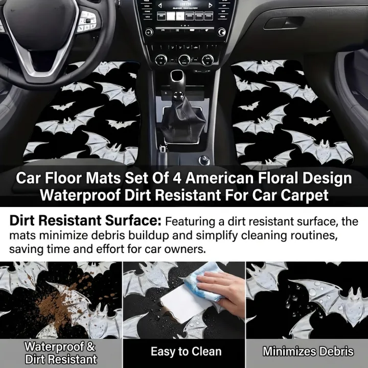 4PCS%20Bat%20Car%20Floor%20Mats%20Set%20Waterproof%20Anti-Slip%20All%20Weather%20Protect%20for%20Vehicle%20Carpets%20Universal%20Fit%20-%20Image%205