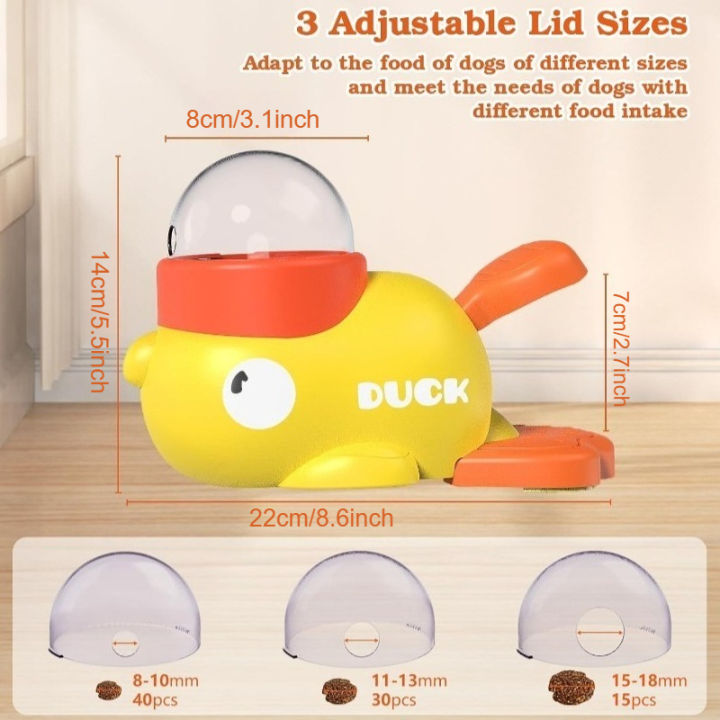 Pet%20Treat%20Dispenser-Interactive%20Dog%20Toys,%20Anti%20Gulping%20Duck%20Slow%20Feeder,cat%20Dog%20Treat%20Dispensing%20with%20Button,for%20Dogs%20Training%20-%20Image%203