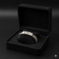 Silver-Colored Stainless Steel Men's Bracelet. 