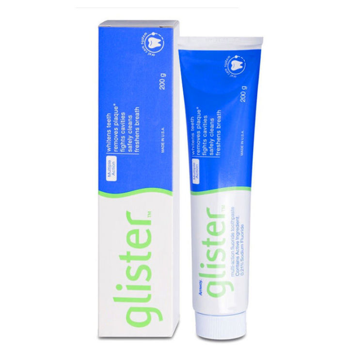 Amway Promotion. in Stock: Amway Glister (200g). Amway Multi-Effect Fluoride Toothpaste (200g).
