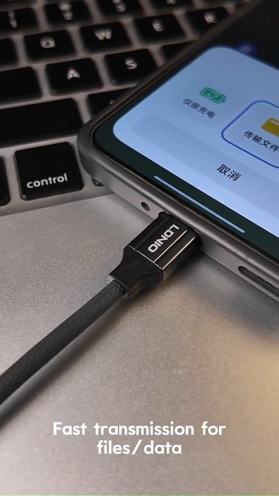 LDNIO 65W Type-C Fast Charging Cable, Type-C to Type-C Mobile Phone Charging Cable -1M