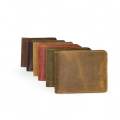 Bull and Buffalo Genuine Leather Wallet - Pullup Leather - Export Quality. 
