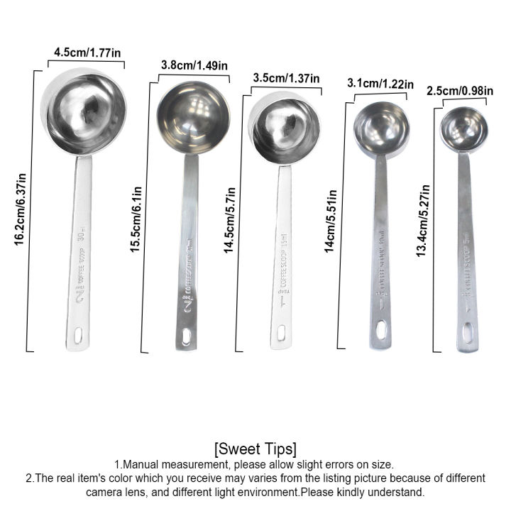 Stainless%20Steel%20Coffee%20Scoop,%20Tablespoon%20Measuring%20Spoon%20Long%20Handle%20Coffee%20Spoon%20for%20Kitchen%20Cafe%20Making%20-%20Image%205