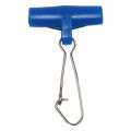 Heavy Duty Fishing Line Sinker Slides Blue Plastic Head Swivel with Duo-lock Nice Snap Fishing Sinker Slider 25pcs.