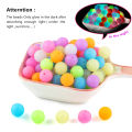 50Pcs Glow In The Dark Silicone Beads Round 12/15MM Luminous Silicone Lentil Bead For Jewelry Making DIY Bracelet Necklace. 