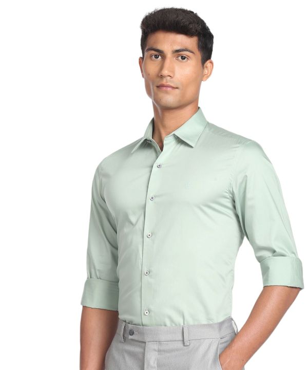 Light Green Formal Shirt For Men | Premium Quality Formal Shirt For Men |  Full Sleeve Shirt For Men