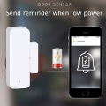 Tuya Smart WiFi Door Sensor Door Open/Closed Detector Home Alarm Security Protection Smart Life Control Via Alexa Google Home. 