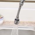Kitchen Stainless Steel Faucet Sprinkler Water-saving Device Lengthening Rotating Splash Proof Sprinkler Spray Extender Bubbler. 