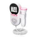 Home Doppler Fetal Heart Rate Monitor Baby Pregnancy Heartbeat Detector LCD Backlight No Radiation Stethoscope Pulse Meter 3MHz. 