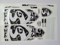 New 3D 2023 SG FULL BLACK Edition Cricket Bat Sticker For Professional Players. 