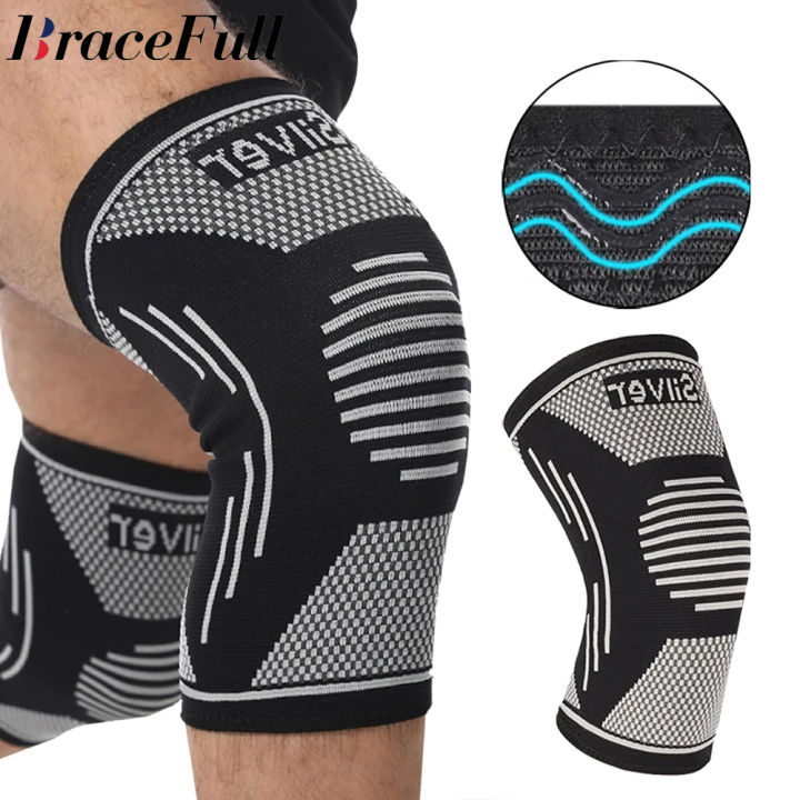 Knee Guard Pattern 1PC Knee Guard Knee Support Braces Compression Protection Sleeves for ...