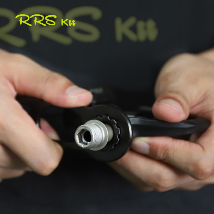 Rrskit Bicycle Pedal Wrench Aluminum Alloy For Shimano Pedal Maintenance Disassembly Wrench Bike Repair Tool For Look For K-e-o