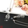 Glass Locket Urn Jewelry Cremation Jewelry Urn Necklace for Ashes Fillable vials Necklaces Blood Vial Necklace. 