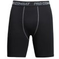 Mens Gym Shorts with Pockets Workout Compression Leggings for Men Polyester Boxer Briefs Running Basketball Athletic Tights. 