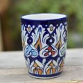 Mug|Mug with Lid|Handmade And Handpainted|Multani Blue Pottery|Coffee Mug. 