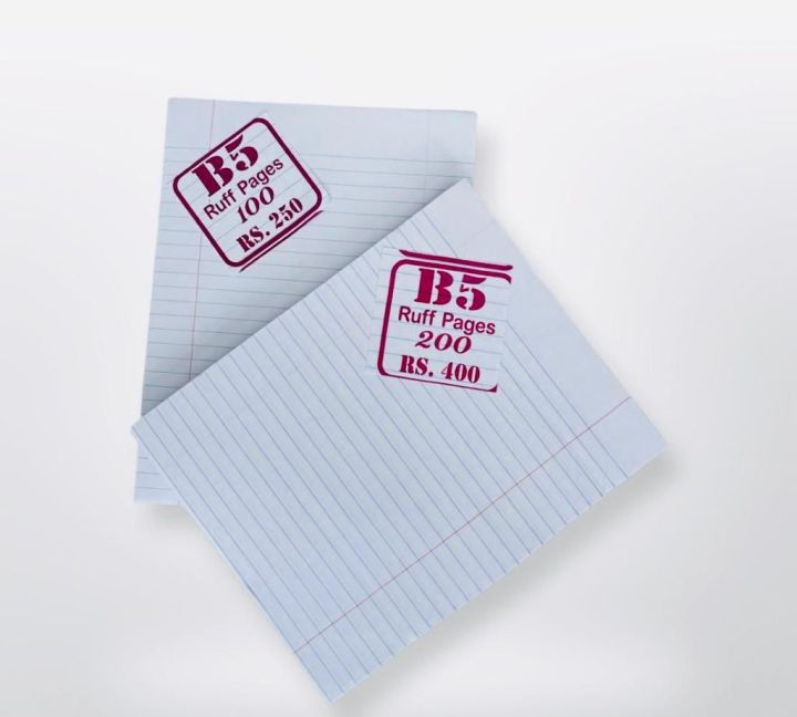 Writing Papers (Single Rule) 100 Sheets & 200 Sheets