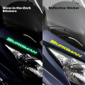 Motorcycle Glow Stickers Waterproof for Suzuki BURGMAN 400 650 125 200 AN 250 AN250 AN400 AN650 AN125 Accessories 2022 2024. 
