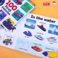 100 First Vehicles Children's Book English Vocabulary with Real Pictures, Thick Book, Won'T Tear, from Talkingpen Thailand, Talking Pen.. 