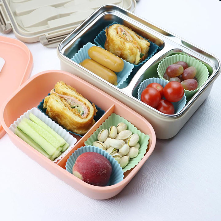 4/10/12Pcs%20Reusable%20Silicone%20Cupcake%20Baking%20Cups%20Non-Stick%20Muffin%20Liners%20Molds%20Sets%20Bento%20Lunch%20Box%20Dividers%20Pastry%20Cake%20Molds%20-%20Image%203