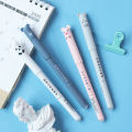 Kawaii Erasable Gel Pen Set Cartoon Animals Cute Cat Erasable Pen Erasable Refill Rod Washable Handle Pen Grip School Stationery. 