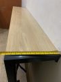 Folding wall bed. 
