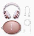 Pollini Wireless Bluetooth Headphones – 40H Playtime, Foldable Over-Ear Design with Mic – Deep Bass Stereo Sound & Soft Memory-Protein Earmuffs – Compatible with iPhone, Android, PC – Rose Gold. 